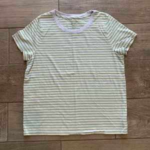 Ringneck, striped "Essential T"--worn once